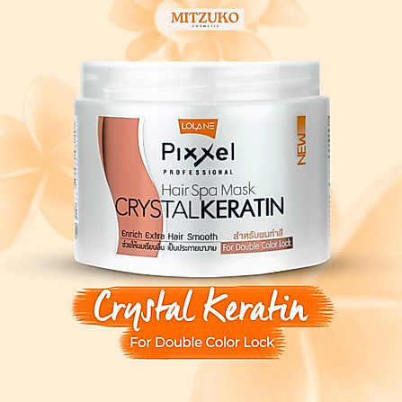 Lolane Pixxel Hair SPA Mask Crystal Keratin for Double Color Lock | Masker untuk Perawatan Rambut Di