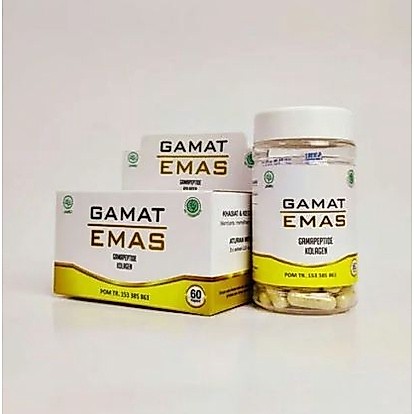 Kapsul Gamat Emas Gamapeptide Kolagen Teripang untuk Regenerasi Sel Kulit