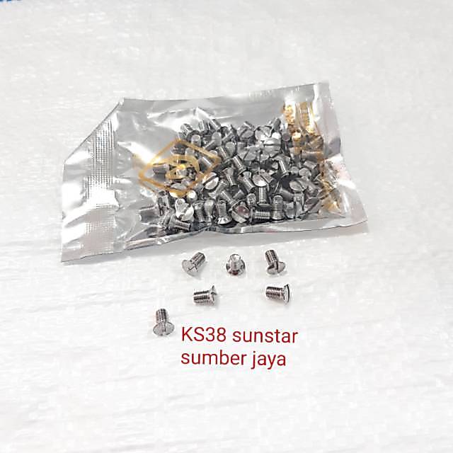 Baut plat mesin jahit obras Typical siruba 1pcs