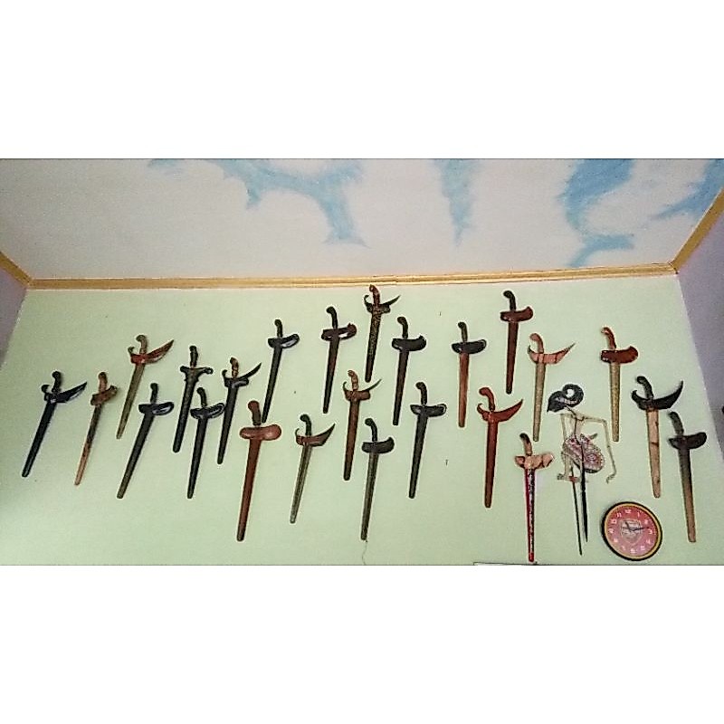 Keris luk 13 ready semar jaran geni anti majapahit Nogo sengkelat umyang berdiri sepuh blarak emas