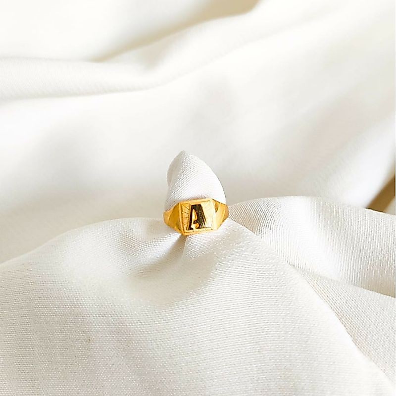 cincin huruf a bisa diatur ukuran cincin balita kadar 875