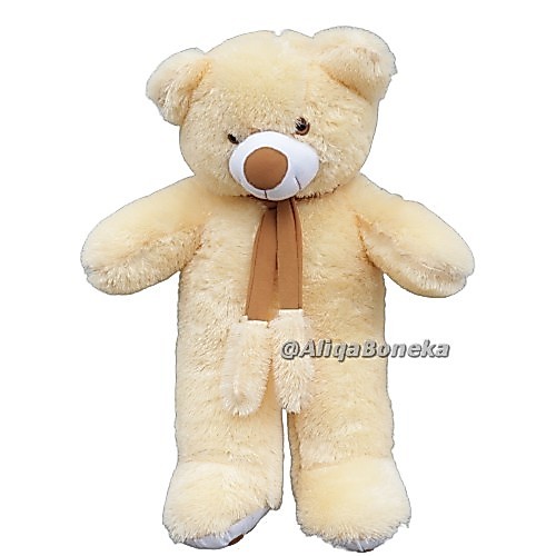 Boneka Teddy Bear Jumbo 90cm Telapak Istimewa Berkualitas - Boneka Beruang Besar 1 Meter-an Kado Mew