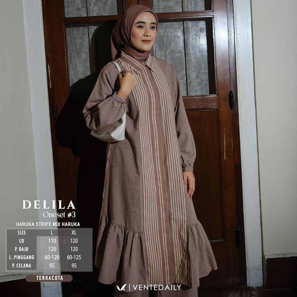 0706 DELILA ONE SET #3 by vENTE   FASHION HIJAB STORE SOLO DAILY WEAR // ONESTUFF