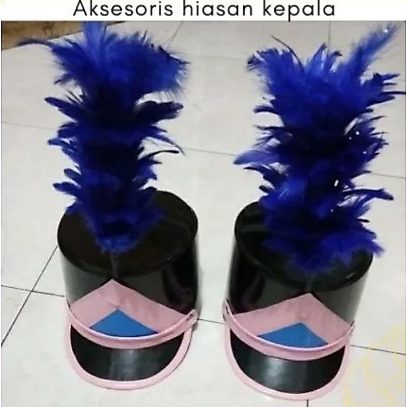Bulu topi drumband, bulu topi mayoret