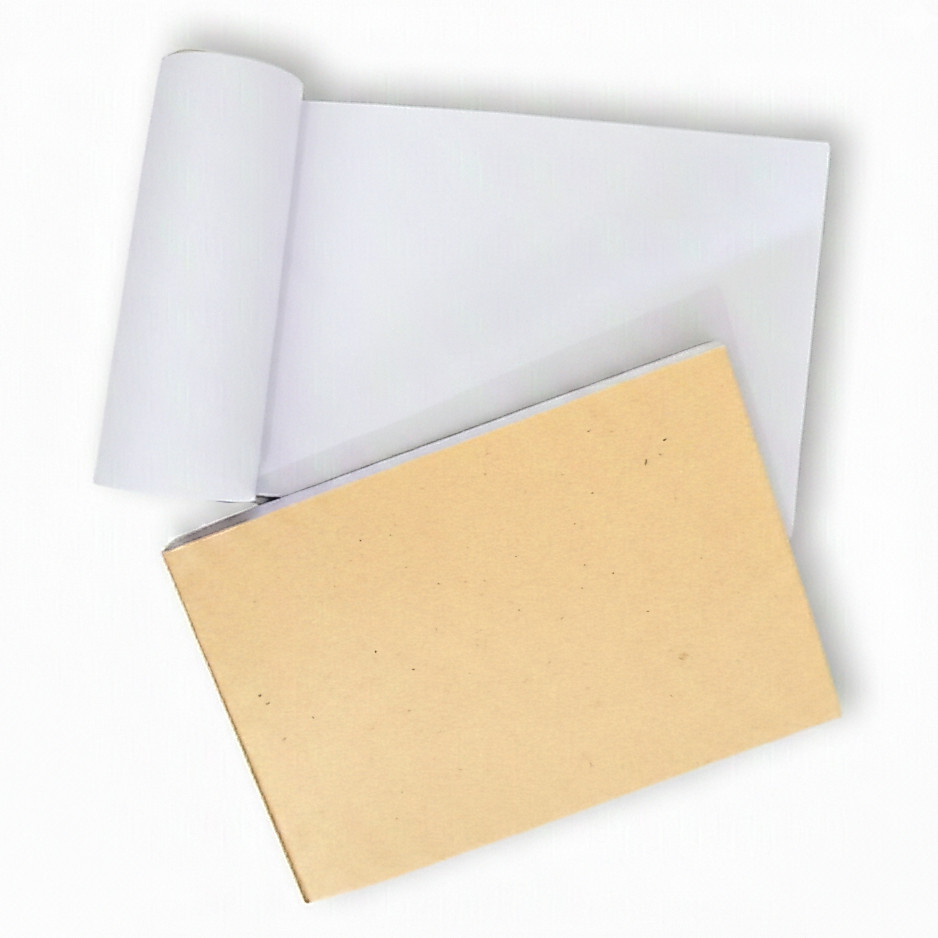 Buku Note Polos Kecil / Buku Catatan Mini Coklat Polos