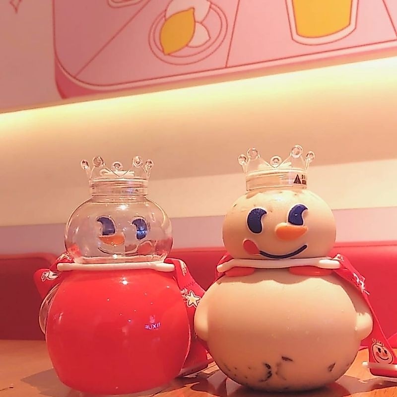 MH80BOTOL MINUM TUMBLER MIXUE SNOW KING TUMBLER WATER BOTTLE 700ML BOTOL MAHKOTA MIXUE/TUMBLER MIXUE