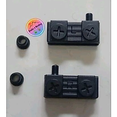 Engsel Kaca Jepit T 86 Plastik / Engsel Pivot Pintu Kaca...Perpasang