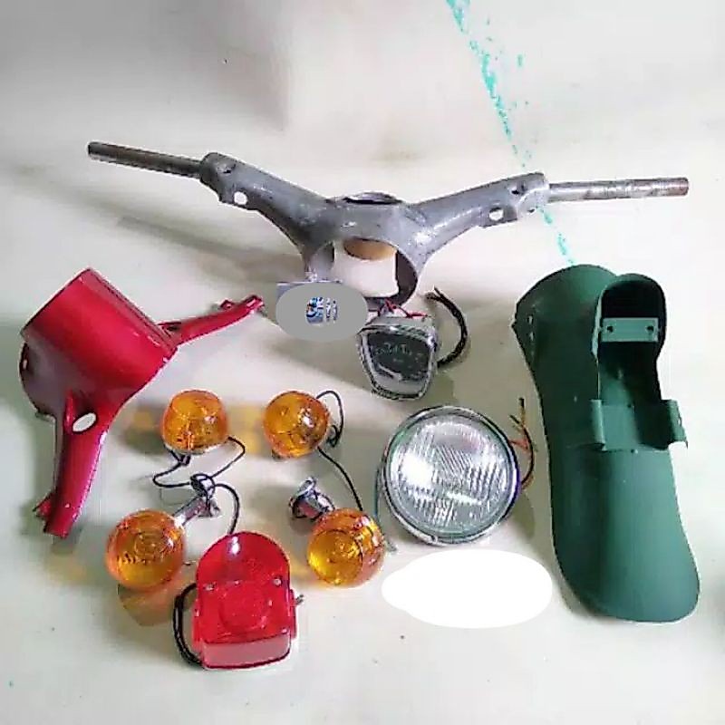 (COD) stang C70 set batok kepala stang C70 set plus selebor belakang set Terbaik#