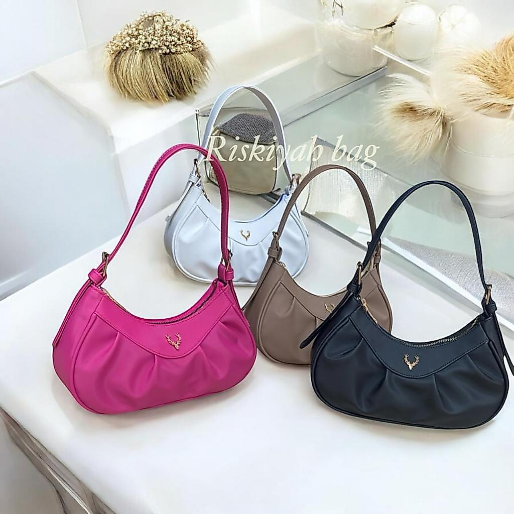 Jasmin Tas slempang Wanita kekinian Trendy Shulderbag
