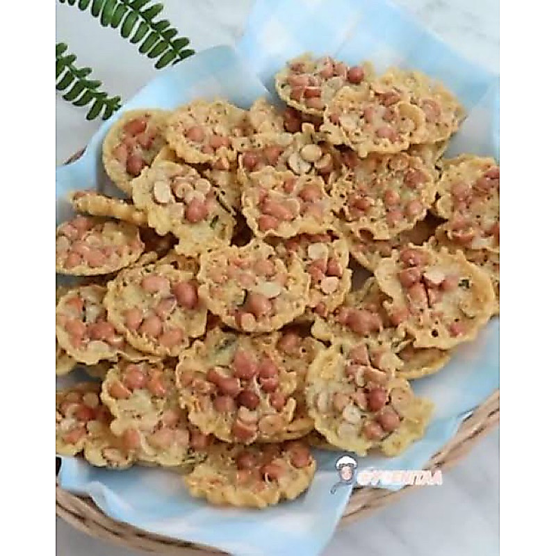 250 gram Peyek / Rempeyek Bulat Mini