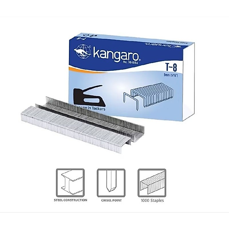 (PCS) Isi Hekter Tembak / Staples Kangaroo T-8 (min. order 3 pcs)