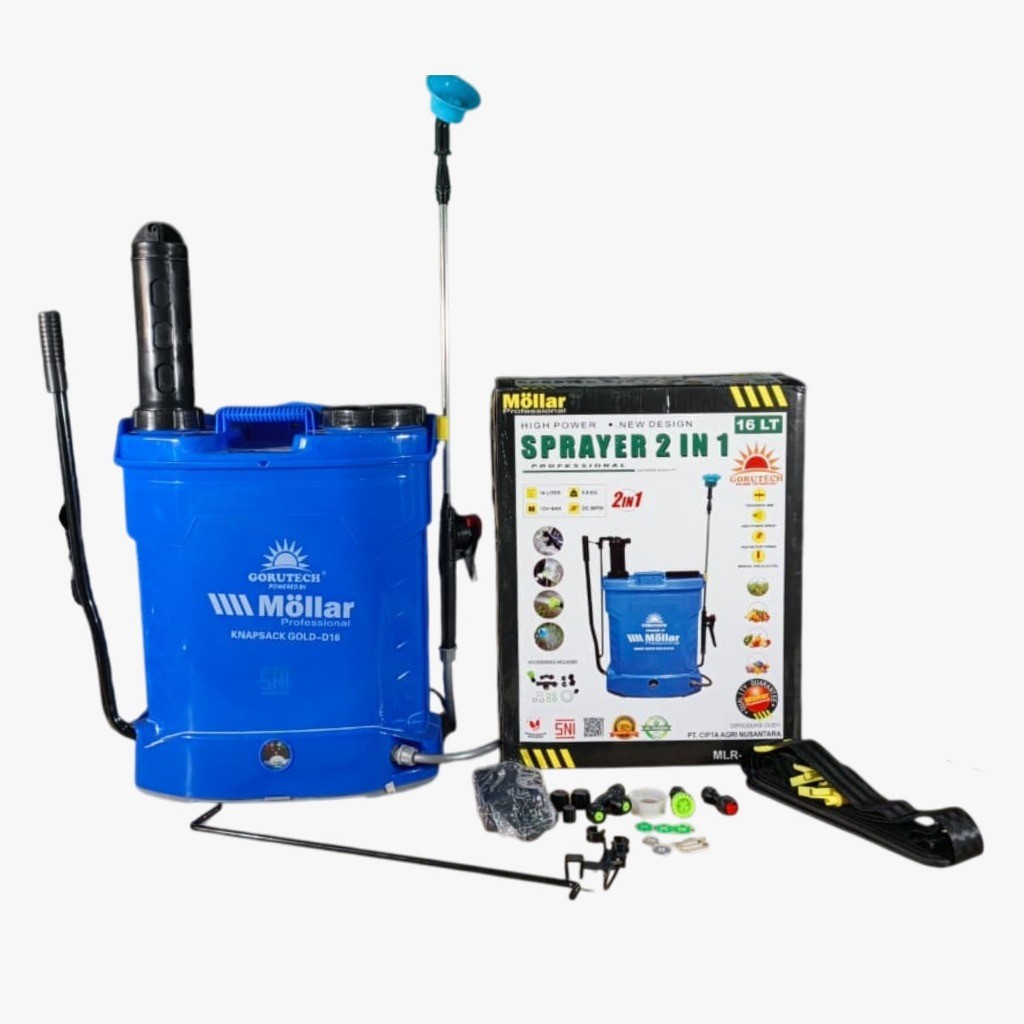 MOLLAR 16 Liter SNI Elektrik 2in1 Semprotan Hama Auto Manual Electric Sprayer 2in1 hama