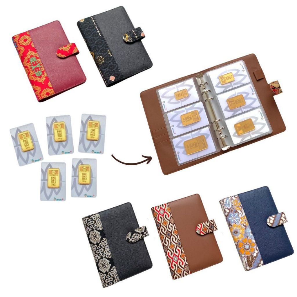 Bukuku Aurum Dompet Emas Antam Logam Mulia | Dompet Logam Mulia | Buku Tabungan Emas