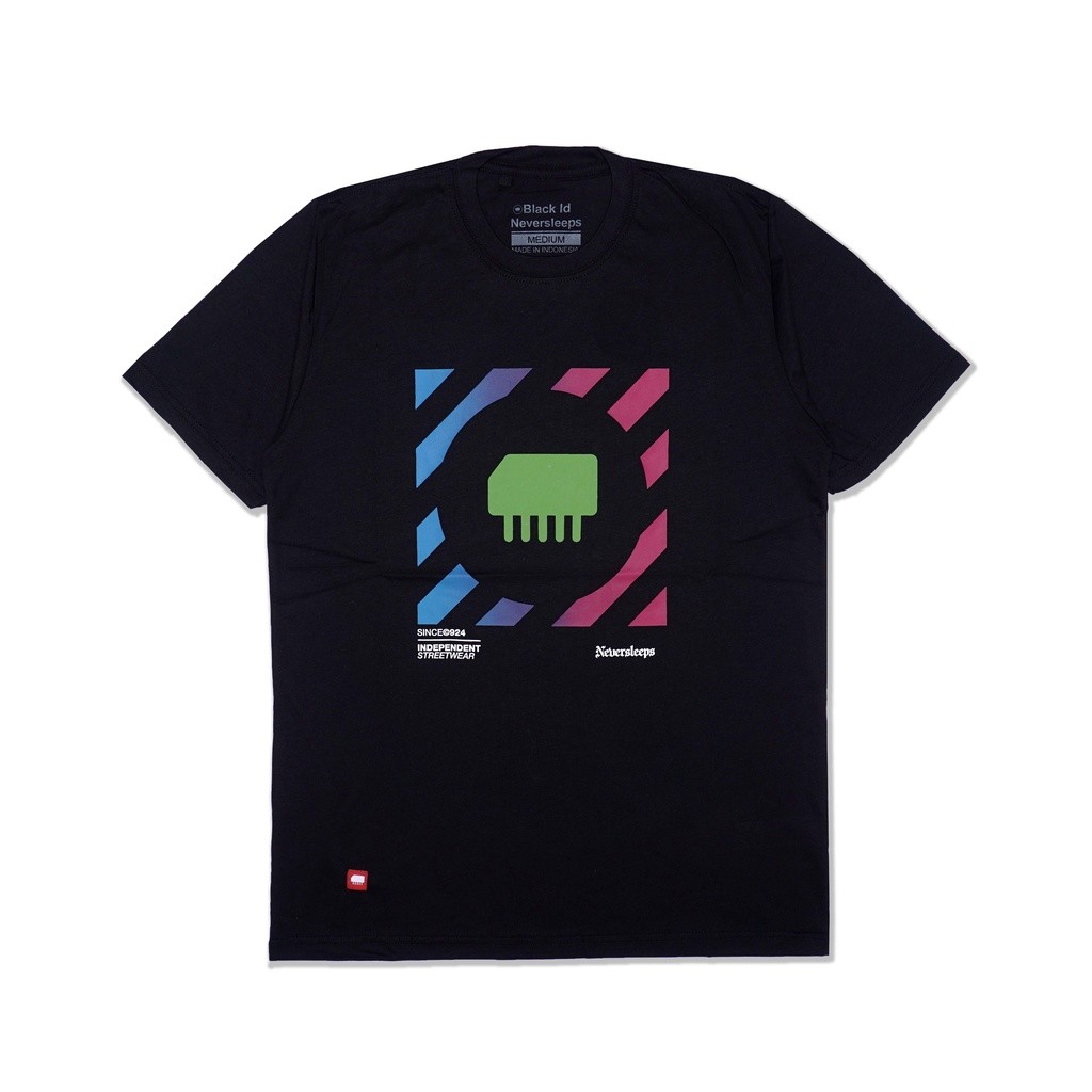 Black ID - T shirt Lengan Pendek Pria | Black Disco Baju Kaos Unisex