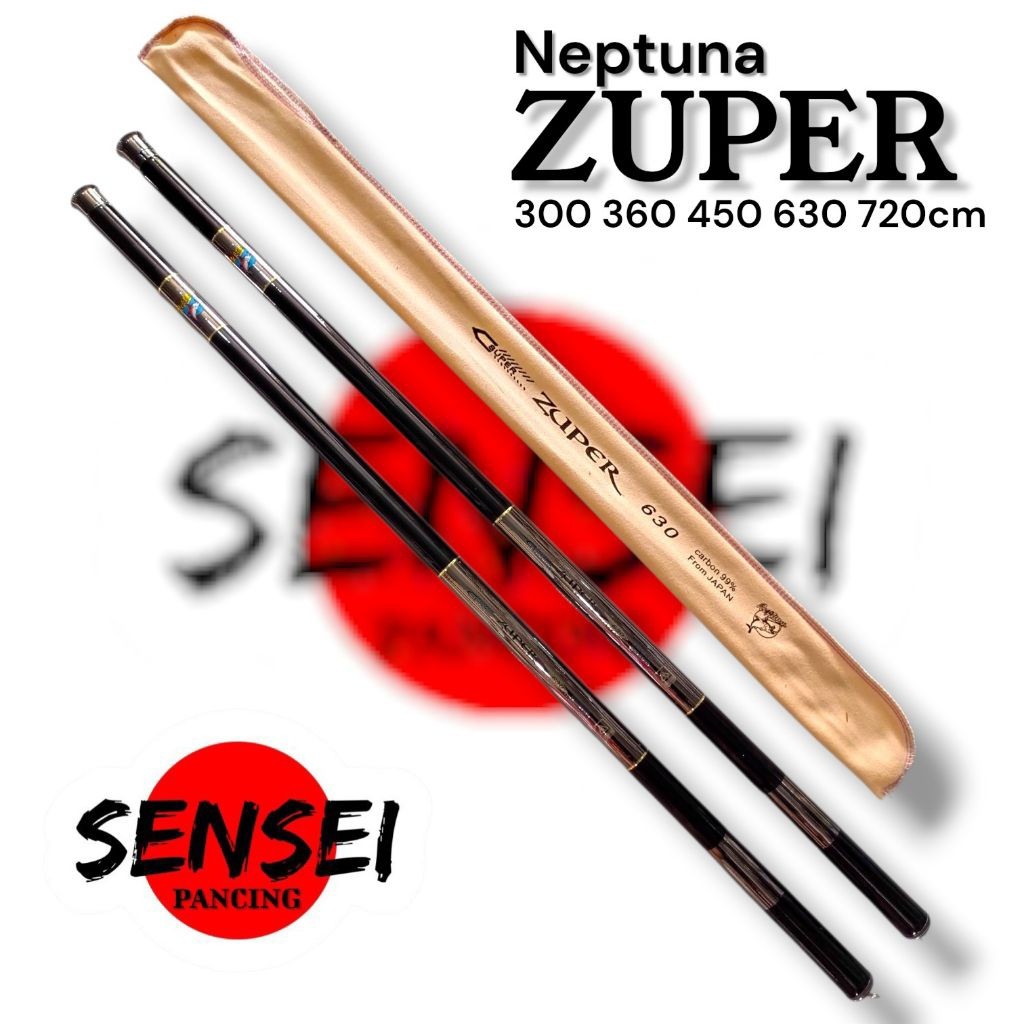 JORAN TEGEK CARBON NEPTUNA ZUPER RUAS PANJANG ACTION SPEK MEDIUM LENTUR PANJANG 240 270 300 360 450 