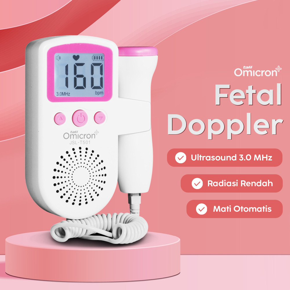 NX2 TaffOmicron Alat Deteksi Jantung Janin Fetal Doppler Portable 3.0 MHz - JSL-T501