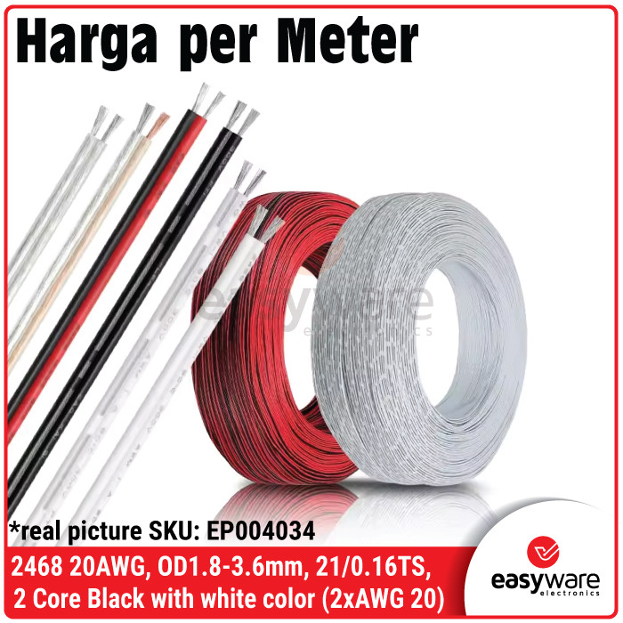 KABEL AWG20 KABEL 2468 KABEL AWG 20 KABEL 20 AWG TINED COOPER KABEL ISI 2 AWG20 PER METER
