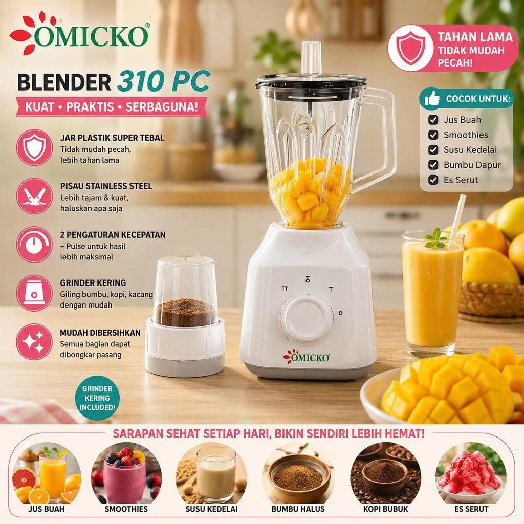 BLENDER OMICKO BL 310PC PLASTIK BL310PC