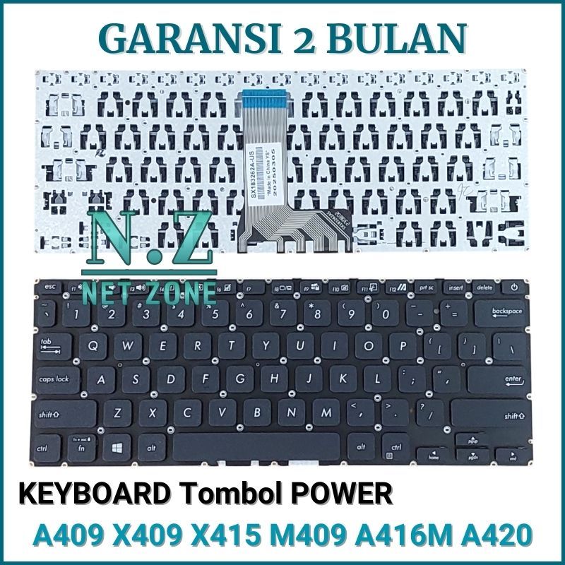 Keyboard Laptop Asus A409 A409U A409UA A409M A409MA A409J -NZONE