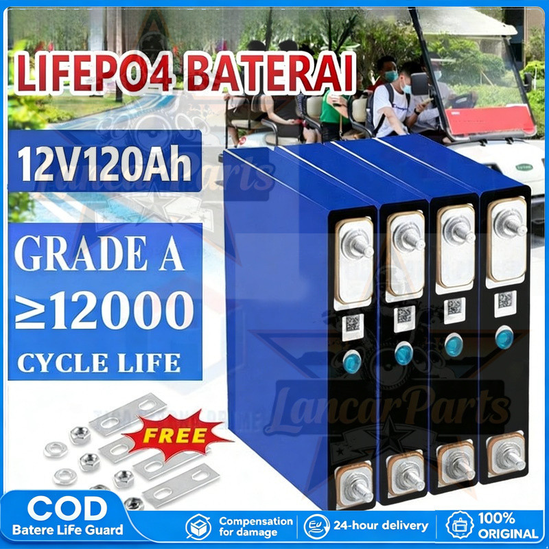 [Garansi 240 bulan]CATL/BYD baterai lifepo4 72v/12V/24V 24s 50ah smart bms 520ah Baterai Lifepo4 12V