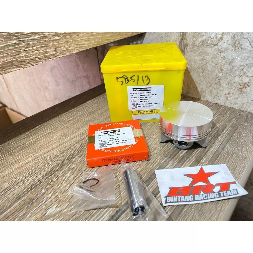 PISTON KIT SUPER FORGET BRT 58,5 PIN 13 -  BOYRENK RACING CONCEPT