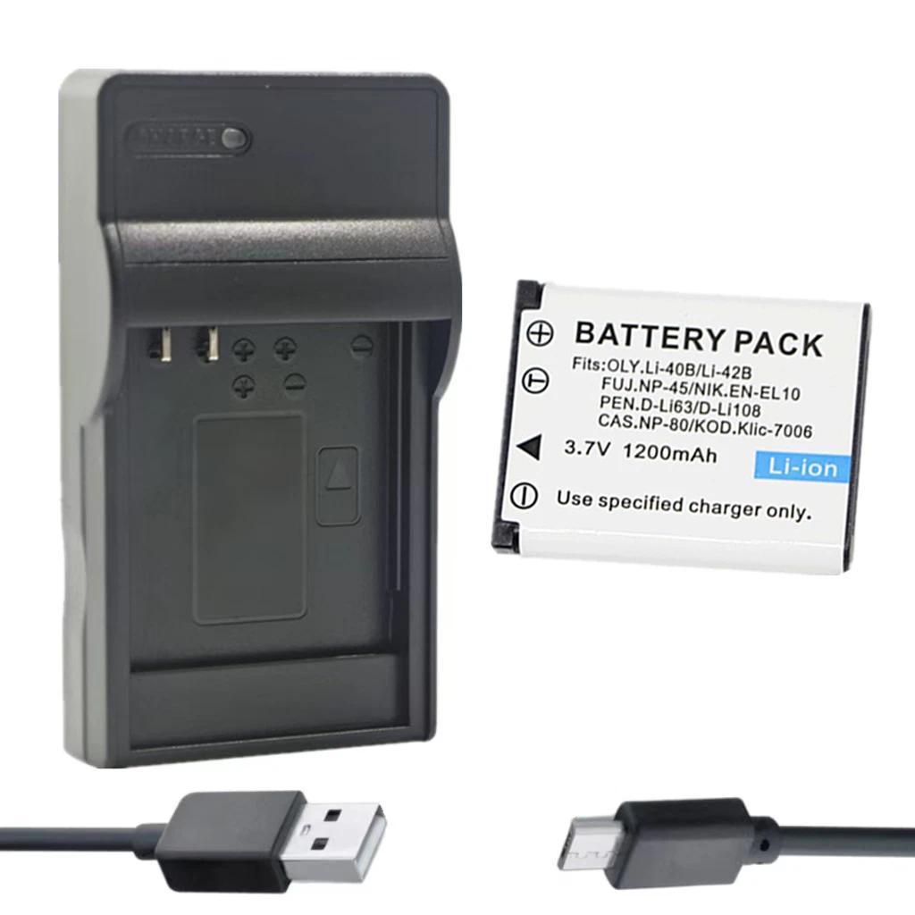 NP-45 NP-45A Charger or Battery for Fujifilm FinePix JX500 JX550 JX600 JX700 T200 T300 T400 T500 Z30