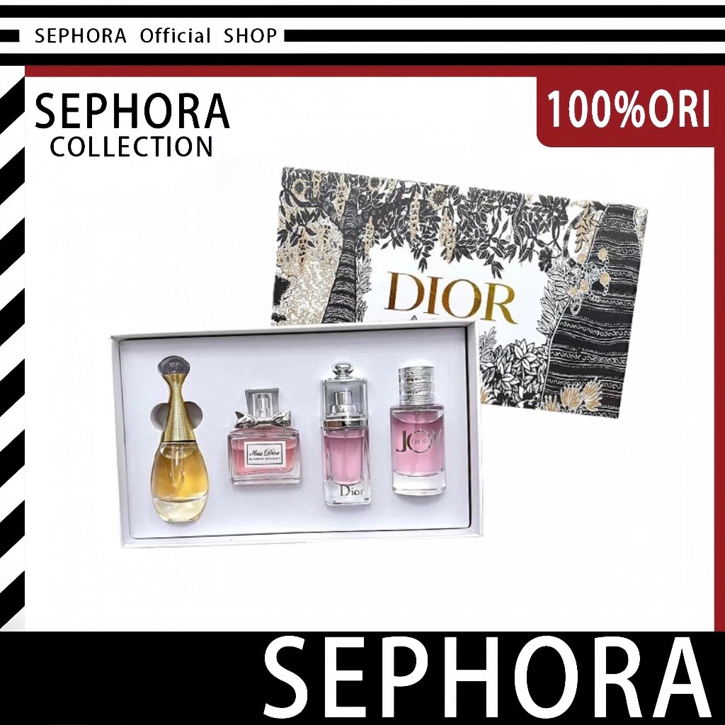 D*ior Parfum Gift Set 30ml x 4pc Miss Dior Blooming Bouquet/DIOR J'ADORE EAU DE PARFUM/Dior Addict E