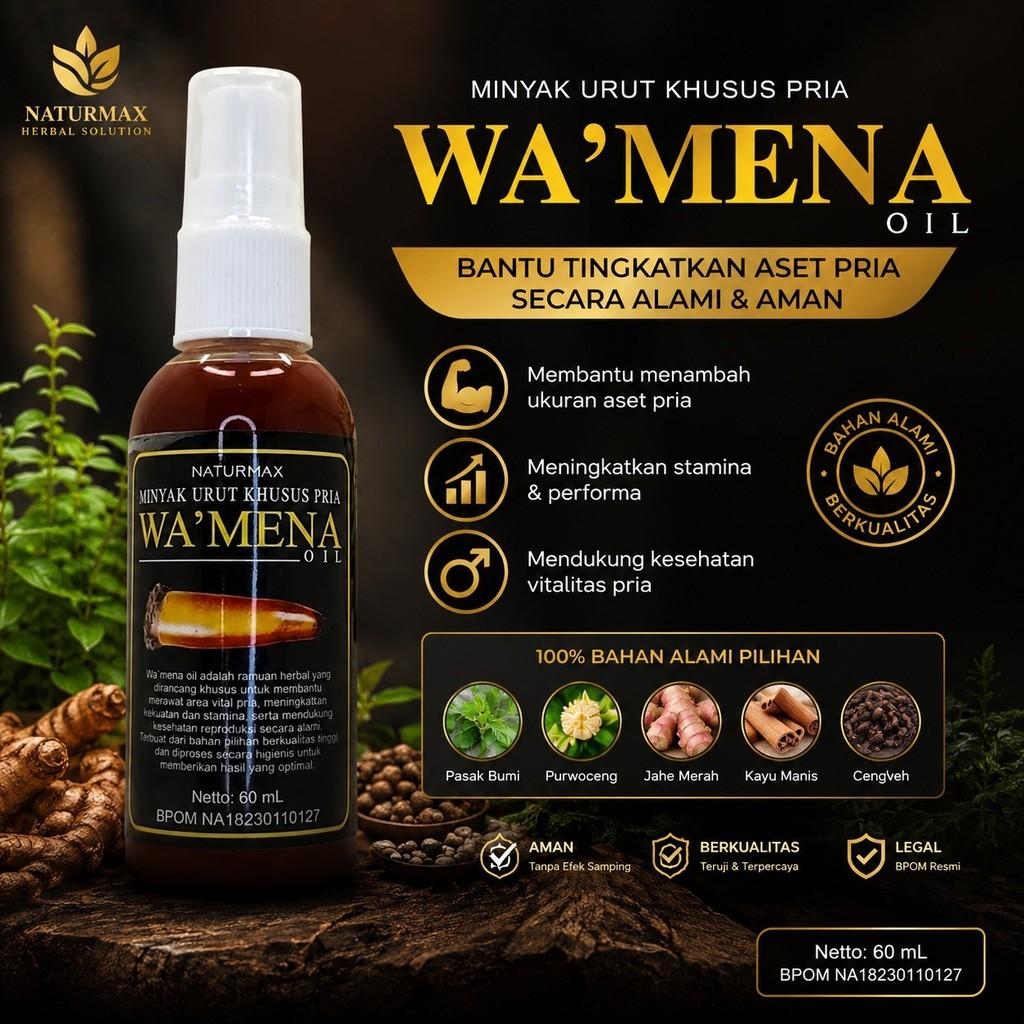 APOTIK 69 - Minyak urut WAMENA daun 3jari asli Papua pembesar permanen pria kuat dan tahan lama miny