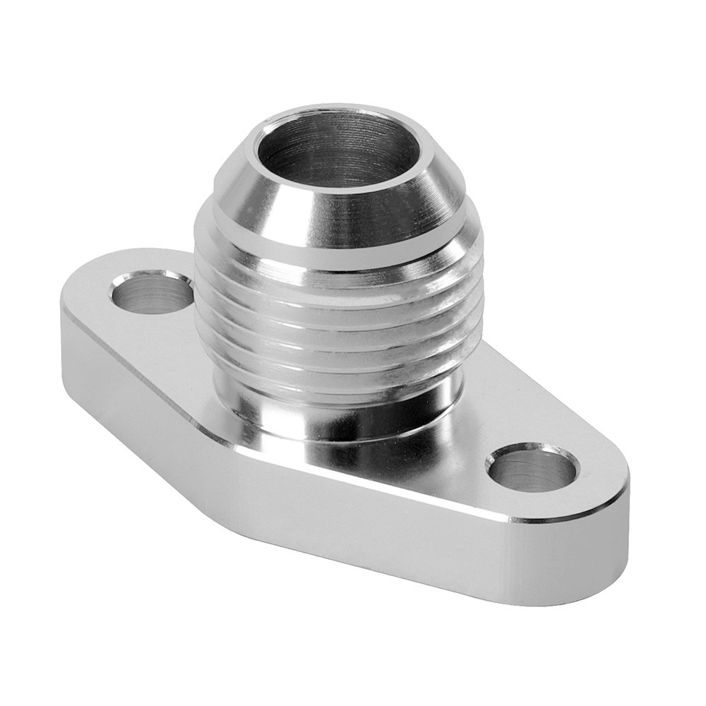 AN10 Universal Turbo Oil Return Drain Flange Adapter For KKK K03 K04 For Mitsubishi TD04-TD06 IHI RH