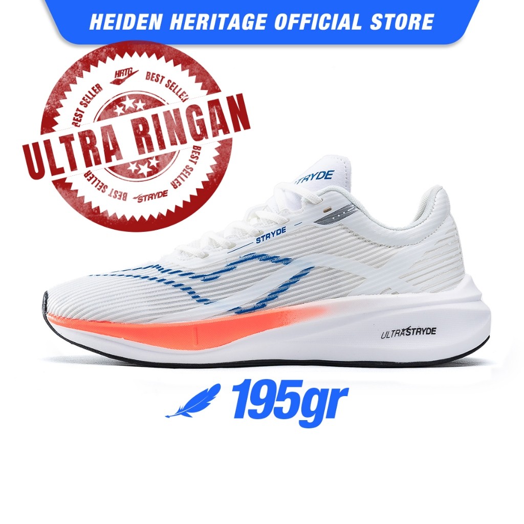 HEIDEN HERITAGE [HRTG] - ULTRA STRYDE - ELECTRIC SHOCK- Sepatu Running Olahraga Sport Sneakrs Casual