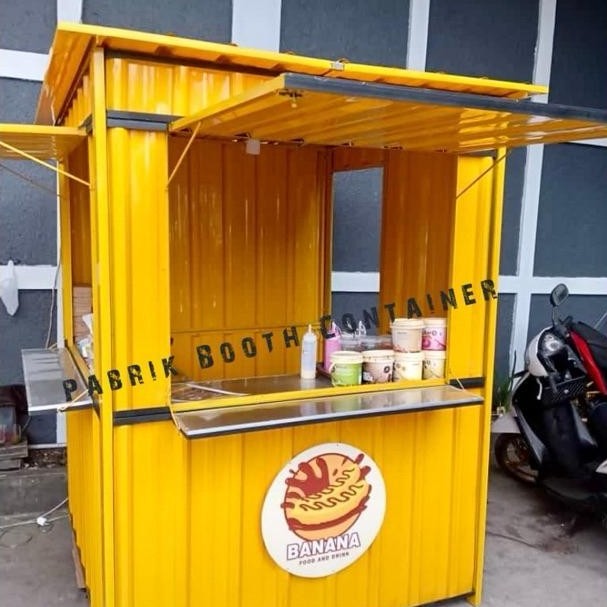 Booth Container Jualan Franchise MURAH PROMO TERLARIS