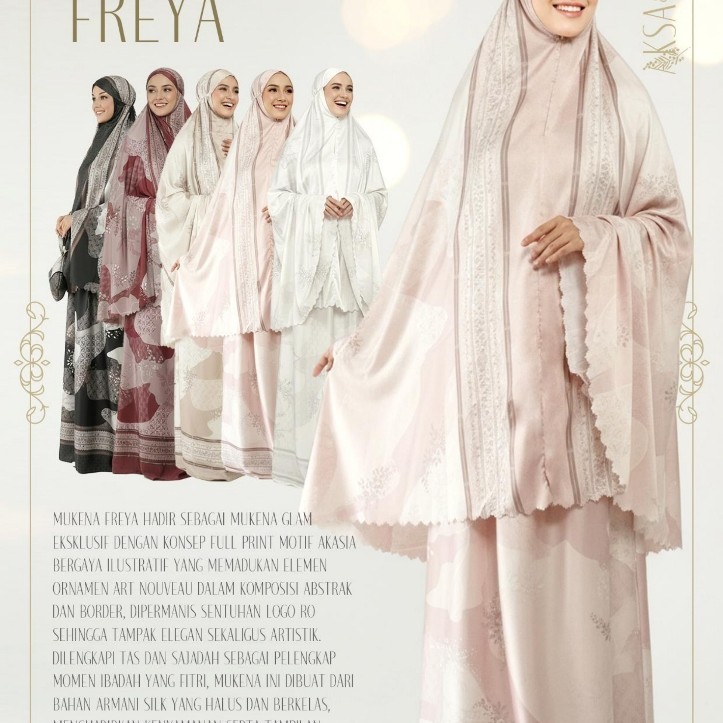 Mukena Freya | Mukena Dewasa | Mukena Rabbani | Mukena [Ori Rabbani]