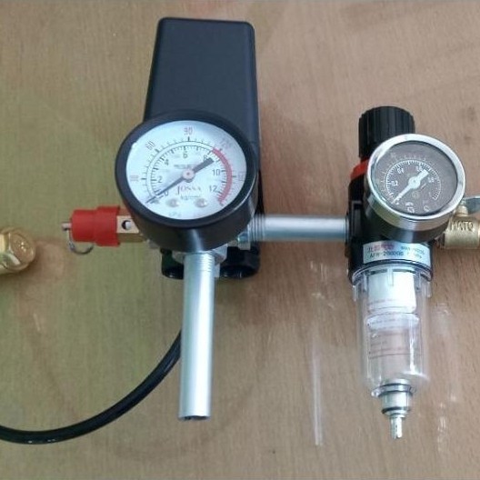 Otomatis Fullset Rakit Kompresor +Filter Regulator