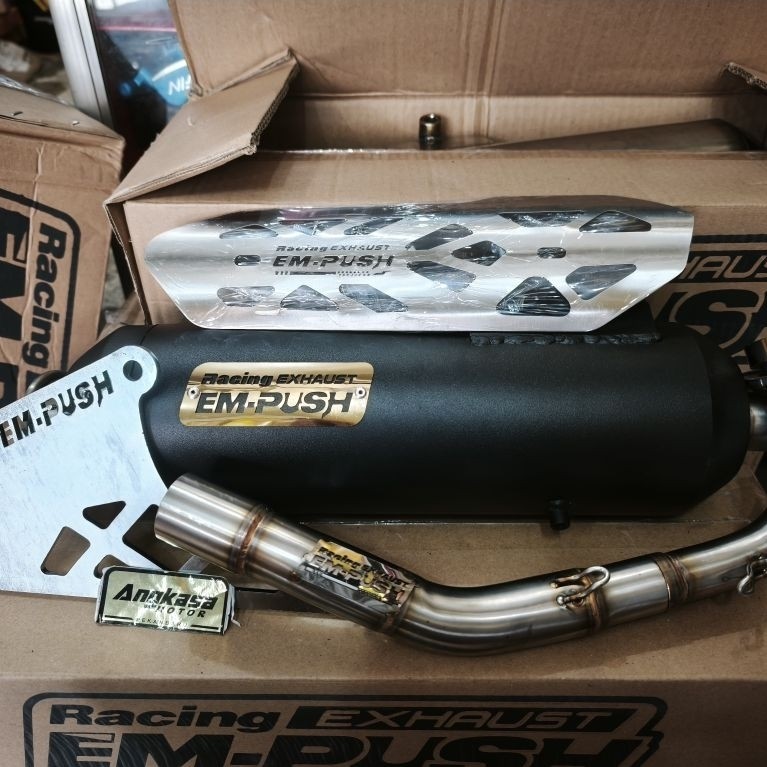 knalpot standard racing empush genio scoopy 2021 beat deluxe dll