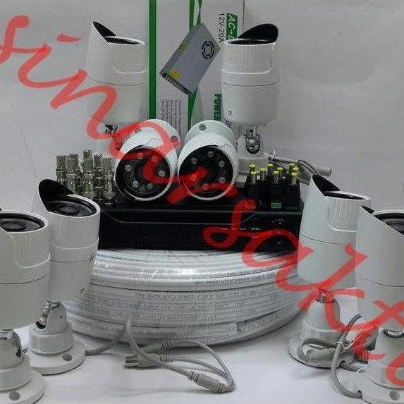 TERLARIS PAKET CCTV 1TVL ( 8 CHANNEL ) KOMPLIT TINGGAL PASANG AJA BRO
