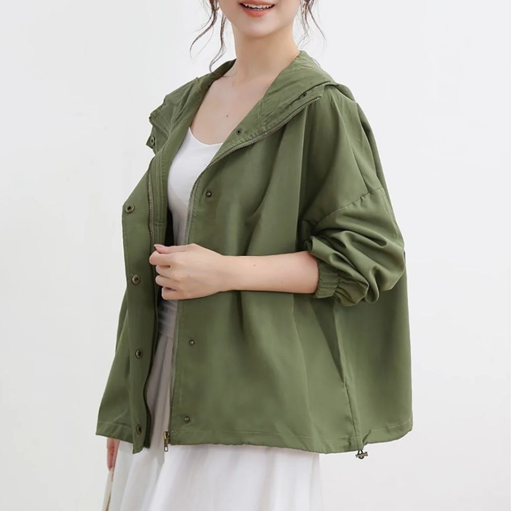 jaket terbaru best seller untuk wanita double resleting kancing depan jaket model terbaru jaitan rap
