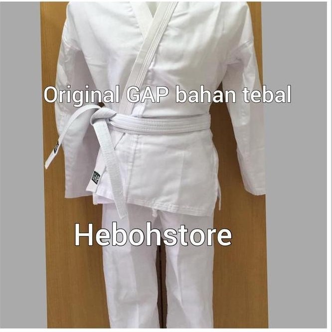 BAJU KARATE SATU SET UNTUK ANAK JUNIOR SIZE 3,4,5,6,7 GAP GROSIR