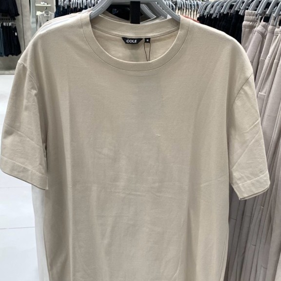 Kaos Polos Katun Cole Pria Reguler fit