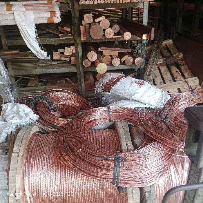 Kabel BC 6mm Kawat Tembaga Grounding 6mm Anti Petir Per Meter