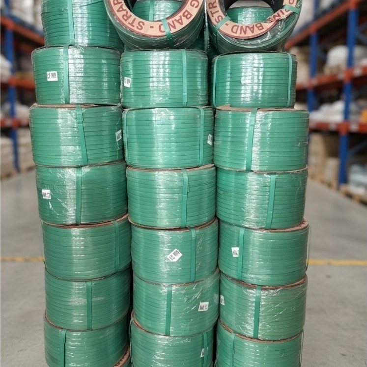 BEST SELLER STRAPPING BAND HIJAU 12MM TALI PACKING KUAT TEBAL BERAT 7,2 KG TALI STRAPPING BAND 12MM