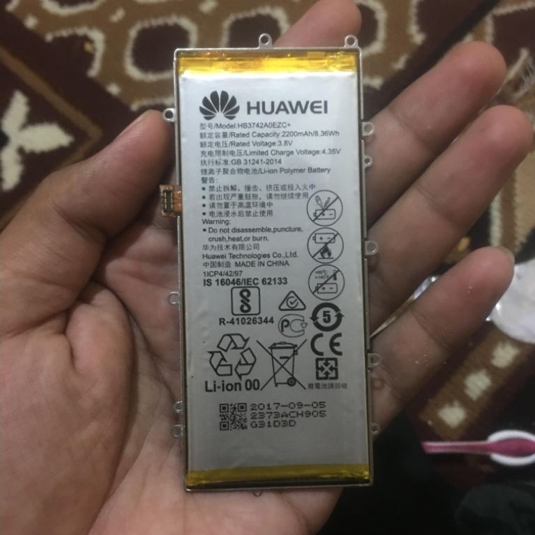 baterai batu batre battery huawei y3 2017 CRO-L22 ori copotan original