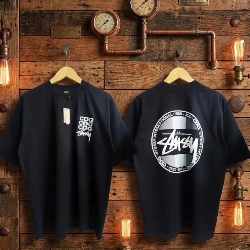 KAOS OVERSIZE STUSSY X CDG MIRROR 1:1 ORIGINAL KATUN 20S