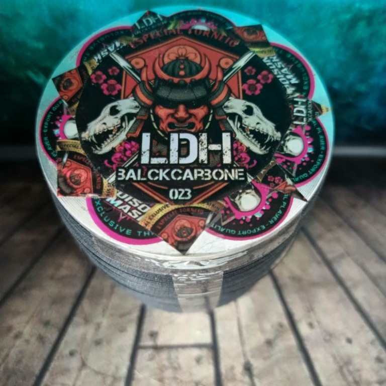 Gelasan Matot LDH Black Carbone Bahan Abu Monster Size 0.23 Klos 6000 Yard