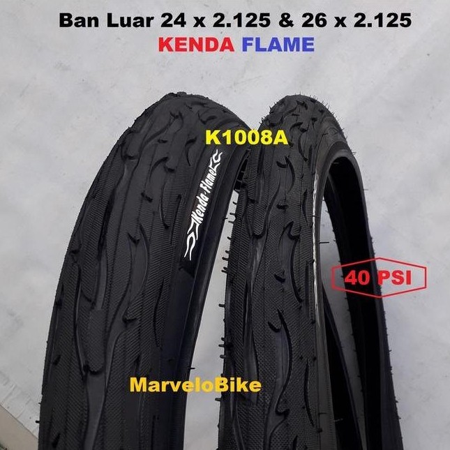 Ban Luar Sepeda 24 X 2.125 26 X 2.125 Kenda Flame K1008A