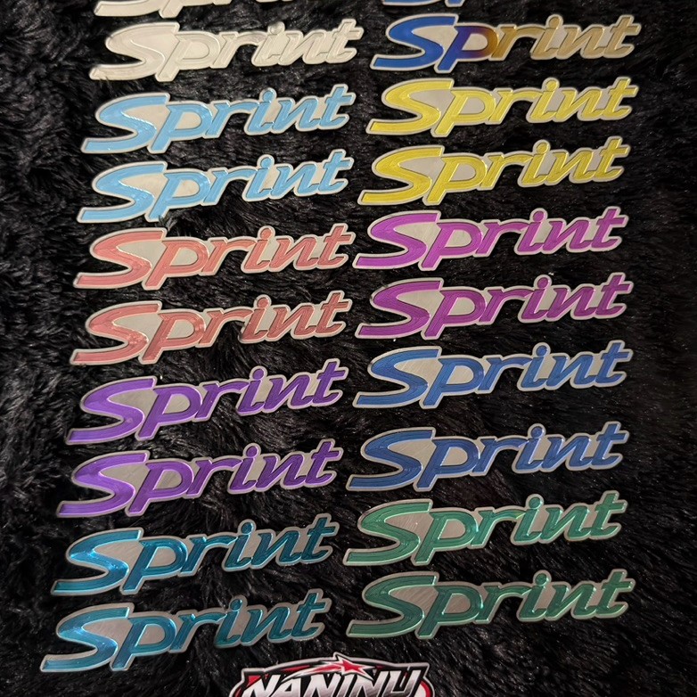 Emblem Sprint Vespa Matic Titan Big