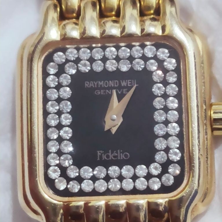 Jam tangan ladies RW 18k Gold Plate full original swiss mulus mewah
