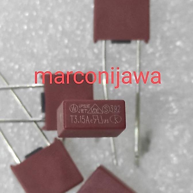 Ready Fuse 3,15A 250V kotak T3,15A 250Vac