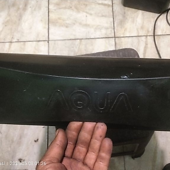 rak laci bawah kulkas Aqua