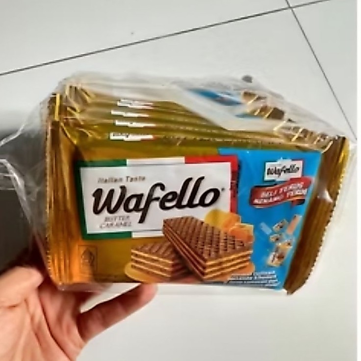 Roma Wafello 130 Gram renteng isi 10 pcs , Pilihan Varian Rasa, Snack Praktis