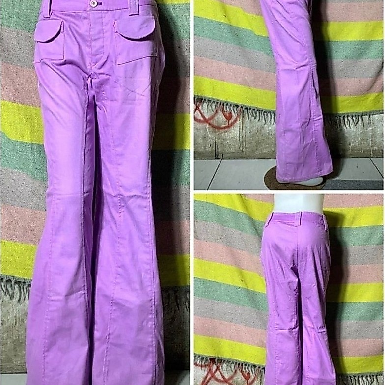 atsuro tayama purple flare pants